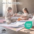 thumbnail image 4 of ODIKA 4'x6' Machine Washable Non-Slip Area Rug, Modern Marble with Subtle Hues High Traffic Rug, Pink, 36372, 4 of 5