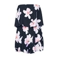 thumbnail image 4 of Kcolen Summer Dresses for Women Jumpsuits & Playsuits for Summer Beach Cover Up Floral Print Sleeveless Bandeau Dress for Womens Holiday Clothes, 4 of 4