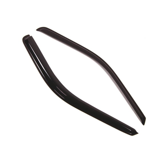 TuningPros Outside Mount Window Visor Deflector Smoke Tinted 2 Pcs Set For 1999-2016 Ford F-450 Regular Cab