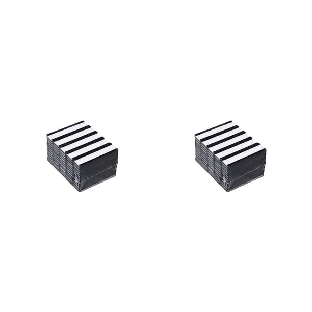 Seitruly Estante conveniente con cartón blanco reutilizable autoadhesivo ligero 76x25mm 30 piezas/juego Type1 NO1