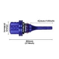 thumbnail image 5 of Huhudde Motorbike Modification Accessory for GY6 BWS 125CC Aluminum Engine Oil Dipstick, 5 of 13