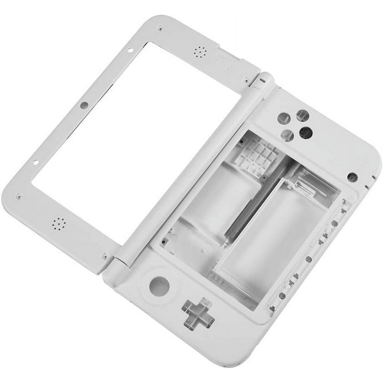 Full Housing Case Shell for Nintendo 3DS XL, White Black Full