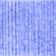 thumbnail image 1 of Ahgly Company Machine Washable Indoor Square Abstract Blue Contemporary Area Rugs, 5' Square, 1 of 4