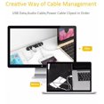 thumbnail image 5 of 3 Pack Cable Clips, Cord Management Organizer, Silicone Adhesive Hooks, Cable Holder for Power Cables and Charging Accessories, Mouse Cable, PC, Office and Home, 5 of 5