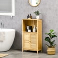 thumbnail image 2 of Storage Cabinet By - Optimize Space And In Your Bathroom & Living Room With Multiple Shelves Doors, Natural, 2 of 5