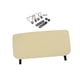 thumbnail image 2 of Cubierta del Panel del asiento del respaldo, cubierta del bolsillo trasero del asiento, componente de camión de cuero PU, Panel trasero del asiento Beige, 2 of 9
