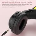 thumbnail image 4 of Auriculares inalámbricos Bluetooth Auriculares estéreo Auriculares Negro, 4 of 9