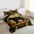 thumbnail image 3 of Castle Fairy Animal Bear Bedding Comforter Set 2pcs for Female Men Women,Vintage Cabin Aesthetic Twin Comforter Sets Microfiber,Woodland Wildlife Breathable Bedding Set,Microfiber Bedroom Decor, 3 of 8