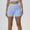 Blue, variant on Womens Athletic Shorts Summer Solid Color High Waist Workout Shorts Casual Loose Fit Lightweight Beach Shorts Trendy Womens Clothes
