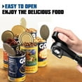 Easy to Use Smooth Edge Safe Cut Can Opener No Sharp Edges or Cuts