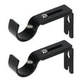 thumbnail image 2 of Gwong hogar 2 PCS Cortina Soporte de varilla Hierro resistente resistente estable Ajustable Longitud Ajustable Aplicación amplia Aplicación Great Dardness Cortina Cortina para el hogar Gwong 21099467, 2 of 7
