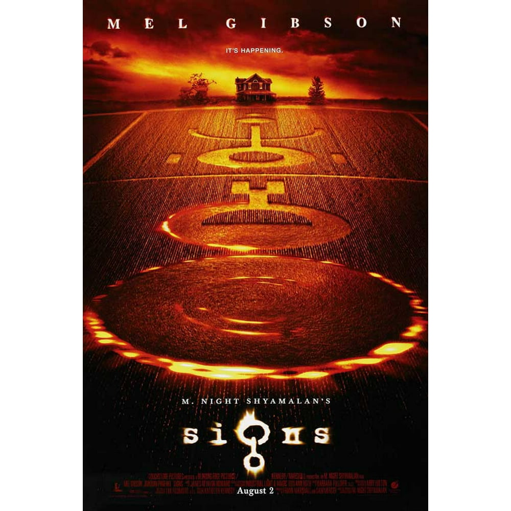 Signs (2002) 27x40 Movie Poster