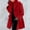 Red, variant on Womens Winter Wool Coat Trench Jacket Ladies Warm Slim Long Overcoat Outwear Woman Coat Jacket plus Size Womens Clothes Camping Jacket Women Western Leather Coat Womens plus Size Coat Belted Wool