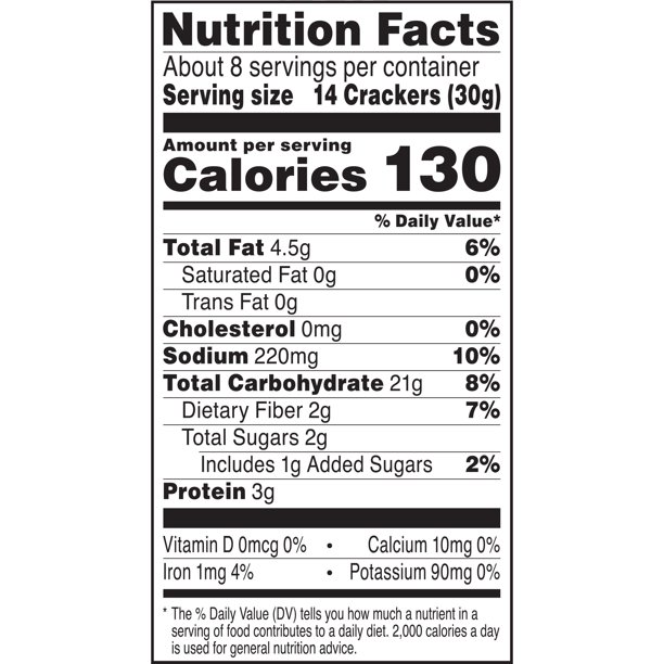 Kellogg's Special K Sea Salt Original Multigrain Crackers, 8 Oz