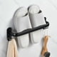 thumbnail image 4 of barre Porte-serviettes Pour Salle De Bain- Noir - 40 Cm - Soporte Mural Pour Torchons De Cuisine, 4 of 5