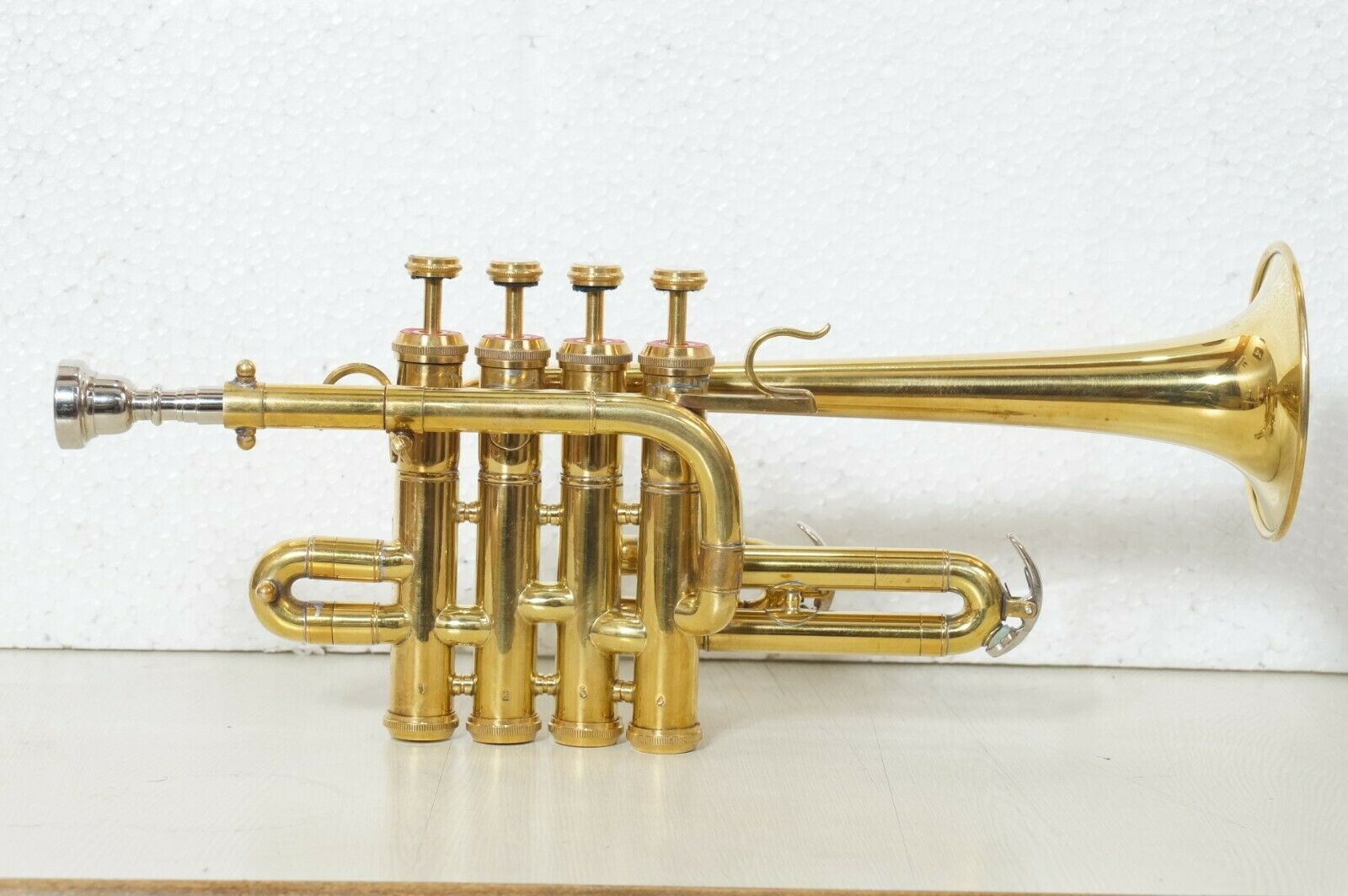 NEW OFFER Bb/A Brass Finishing Piccolo Trumpet With Free Case+