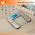 thumbnail image 3 of Eat Smart Precision Digital Body Scale - Clear, Clear, 3 of 7