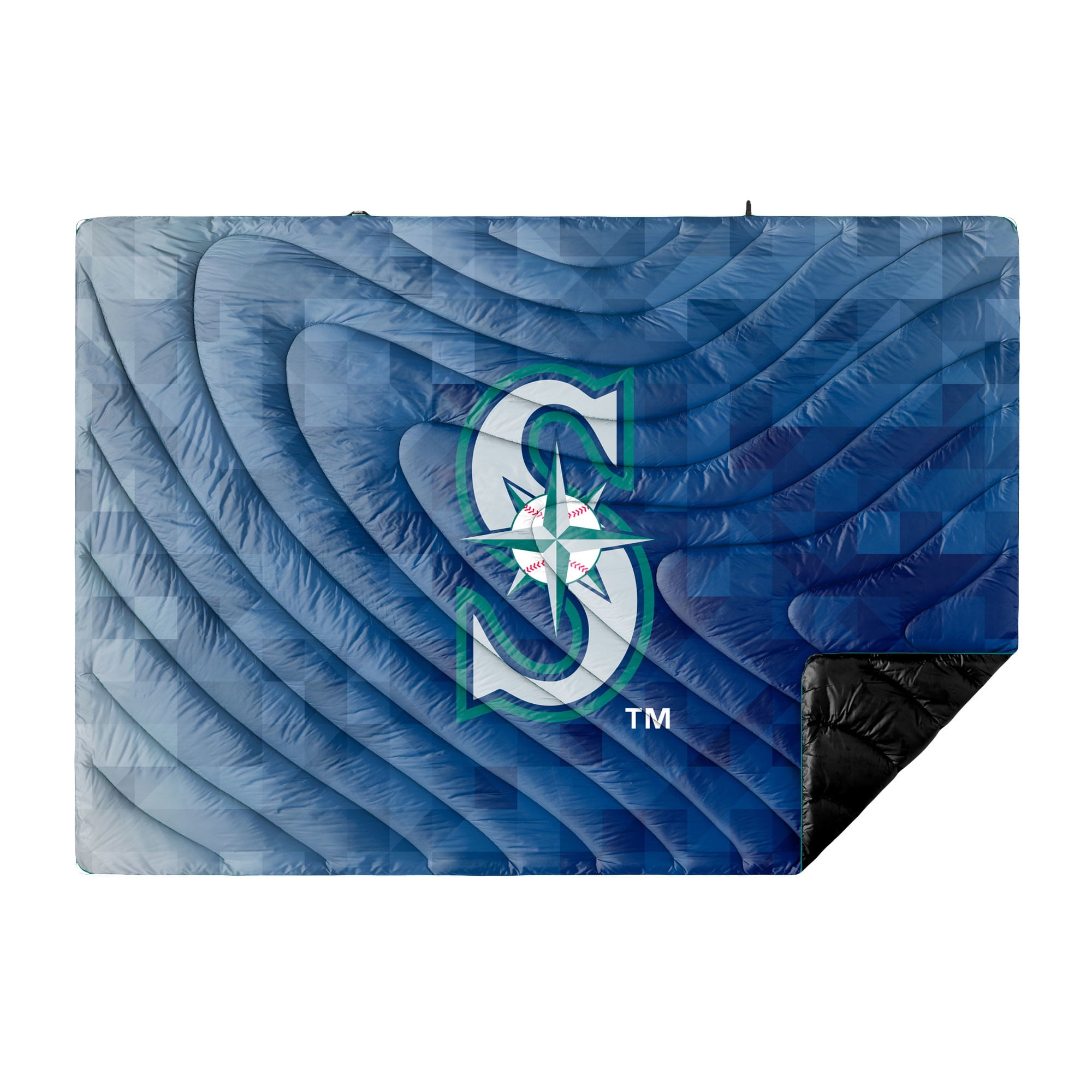 Rumpl Seattle Mariners 75'' x 52'' Geo Original Puffy Blanket