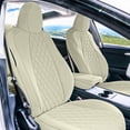 thumbnail image 5 of For 2017-2024 Tesla Model 3 FH Group Neoprene Waterproof Custom Fit Car Seat Covers  Solid Beige - Front Seats, 5 of 5