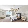 thumbnail image 4 of GMizon Sputnik 24-Light Chandelier Modern Gold Pendant Light Gray Glass Ceiling Fixture, 4 of 12