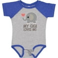 thumbnail image 3 of Inktastic My Gigi Loves Me Grandchild Boys or Girls Baby Bodysuit, 3 of 5