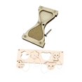 thumbnail image 1 of Montessori Child Busy Board Part Fine Motor Skill para niños Regalos de cumpleaños Animal Matching y Champagner B CUTICAT Tablero ocupado Montessori, 1 of 8