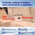thumbnail image 4 of PatungKu 24000mAh Waist Fan Rechargeable Detachable Cooling Fan 10 Speed Portable Waist Belt Clip Fan for Outdoor Camping, 4 of 8