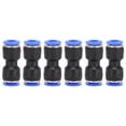 thumbnail image 2 of Air Tube Straight Connector,50Pcs Straight Pneumatic Connector Straight Pneumatic Connector Pushto Connect Fittings High-Intensity Output, 2 of 14