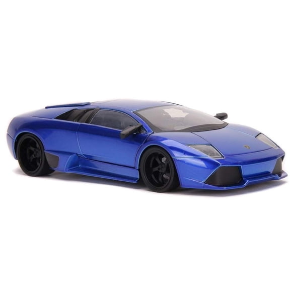 Jada Toys Hyperspec 1:24 Lamborghini Murciélago LP460 Die-cast Car Candy Blue, Toys for Kids and Adults