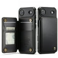 thumbnail image 2 of For iPhone Air Case with Card Holder, Wallet Case for Women Men with RFID Blocking, Durable Leather Kickstand Magnetic Clasp Shockproof for iPhone Air, 2 of 10