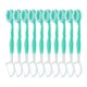 thumbnail image 1 of Cepillo de dientes funcional 5 en 1 con pasta de dientes, palillo y raspador de lengua: portátil, desechable, no necesita enjuague, frescura de menta, perfecto para viajes y profesionales., 1 of 5