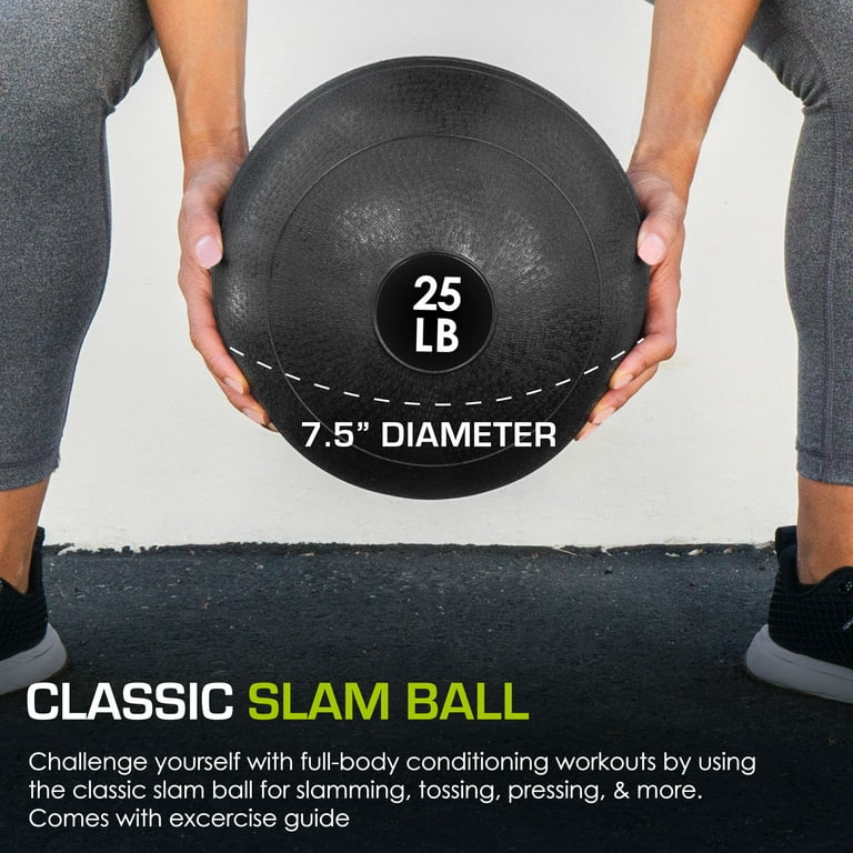 25 LB Rubber Slam Ball