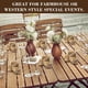 thumbnail image 4 of 24 Decoraciones para Fiestas con Temática del Oeste, 12 Fardos de Heno Decorativos y 12 Cuerdas de Retorcidas para Centros de Mesa de Vaqueros., 4 of 5