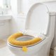 thumbnail image 5 of Uuiauoio Bathroom Soft Toilet Seat Cover Pad, Warm Toilet Seat Cushion Cover, Washable and Comfortable Toilet Covers, Thick Toilet Cover for Autumn Winter, Fits Size Toilet Lids for Bathroom, 5 of 6