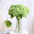 thumbnail image 5 of Waipfaru 4Pcs Hydrangea Artificial Flowers,20" Faux Hydrangea Flower with Stems,Full Latex Real Touch Hydrangea Flowers for Office Home Party Wedding Decor(Green), 5 of 7