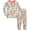 2PCS Flamingo, variant on WIBACKER 2-8Y Kids Girls' Long Sleeve Pajamas Set Toddler 100% Cotton Top and Pants 2 Piece Sleepwear Pjs - Flamingo