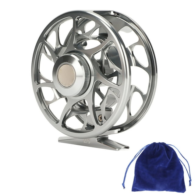 Metal Fishing Reel,5/7 All Metal Fishing Fly Reel Fishing Reel Ultimate Comfort