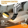 thumbnail image 4 of 110 Pcs Multi Tool Blades Kits, Tianium Oscillating Saw Blades Sharpner for Wood, Plastic, Metal, Universal Quick-Replace Cuchilllas para Multitool Fit Dewalt, Rubi, Milwaukee, Rockwell, Craftsman, 4 of 7