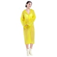 thumbnail image 1 of MIASHUI Poncho de Pluie pour Adultes Léger Réutilisable Vestes de Protection contre la Pluie, Jaune, Taille Unique, 1 of 5