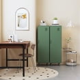 thumbnail image 2 of Homy Casa Metal Locker Cabinet with Hanging Rod and Shelves, Storage Cabinet for Home, School Office, 2 of 7