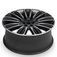 thumbnail image 3 of For 2018-2024 Land Rover Range Rover Velar 22 Inch Machined Charcoal Alloy - Genuine OEM Rim - Road Ready SUV Wheel, 3 of 9