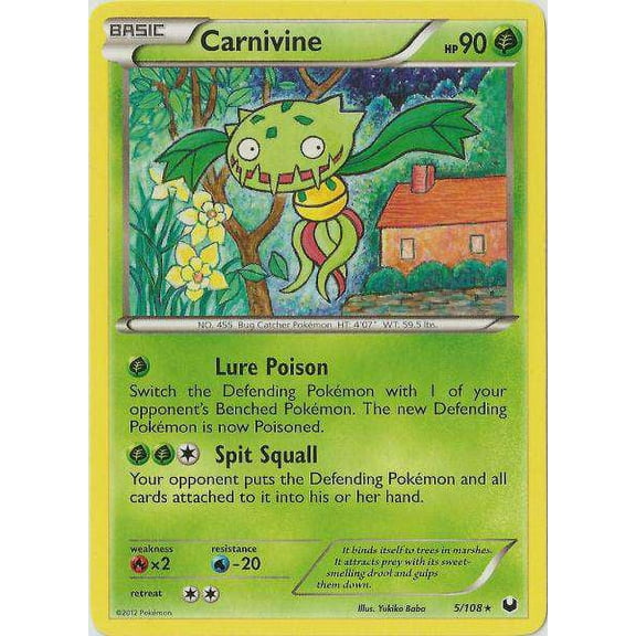Pokemon Dark Explorers Carnivine #5
