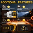 thumbnail image 3 of Pnoeoce 580N.m Brushless Cordless Impact Wrench,1/2" Impact Gun, 21V High Torque, 3200RPM with 2*4.0Ah Battery for Car Repair and DIY, 3 of 10