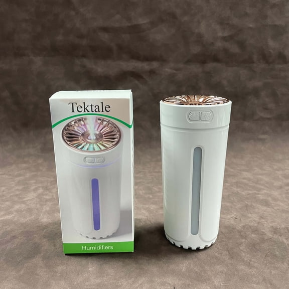 Tektale Humidifiers,Smart Humidifier for Large Room Bedroom, Indoor Ultrasonic Cold Mist Plant Air Humidifier, Top Filling Humidifier, 3-speed Humidifier, Timer, White