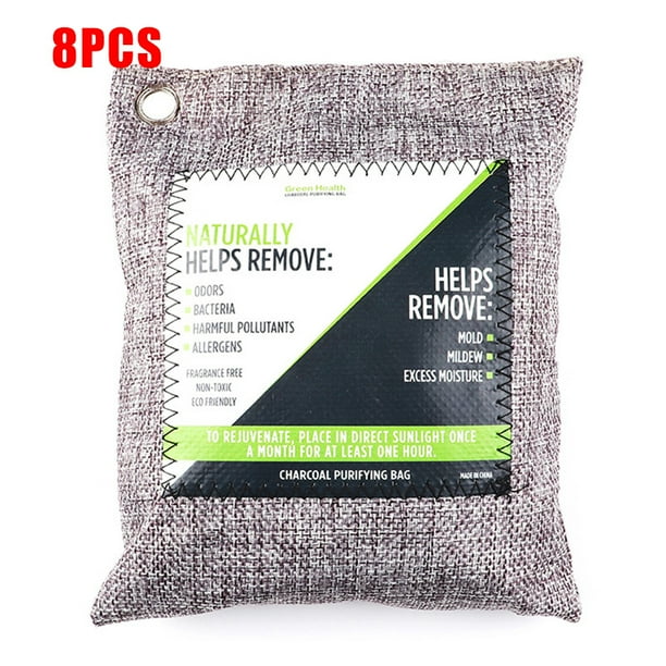 HXAZGSJA Bamboo Charcoal Odor Eliminator Bag Odors Absorber Moisture