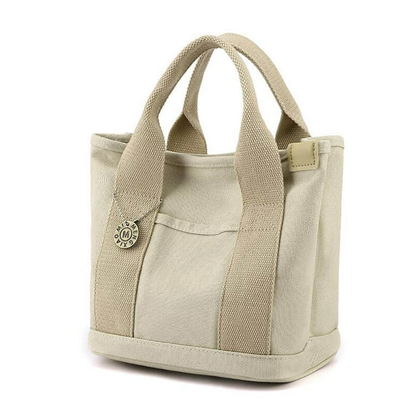Boovnll Home Storage, Large Capacity Canvas Handbag Multi-Compartment Lunch Box Bag Lightweight Work Storage, Storage, Storage and Organization, Organization and Storage