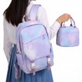 thumbnail image 2 of Laptop School Bag Backpack，Fashion Lightweight Travel Shoulder Bookbags，Primary School Season Gift 3 PCS, 2 of 5