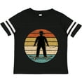 thumbnail image 3 of Inktastic Skateboarding Retro Sunset Skateboarder Boys Toddler T-Shirt, 3 of 5