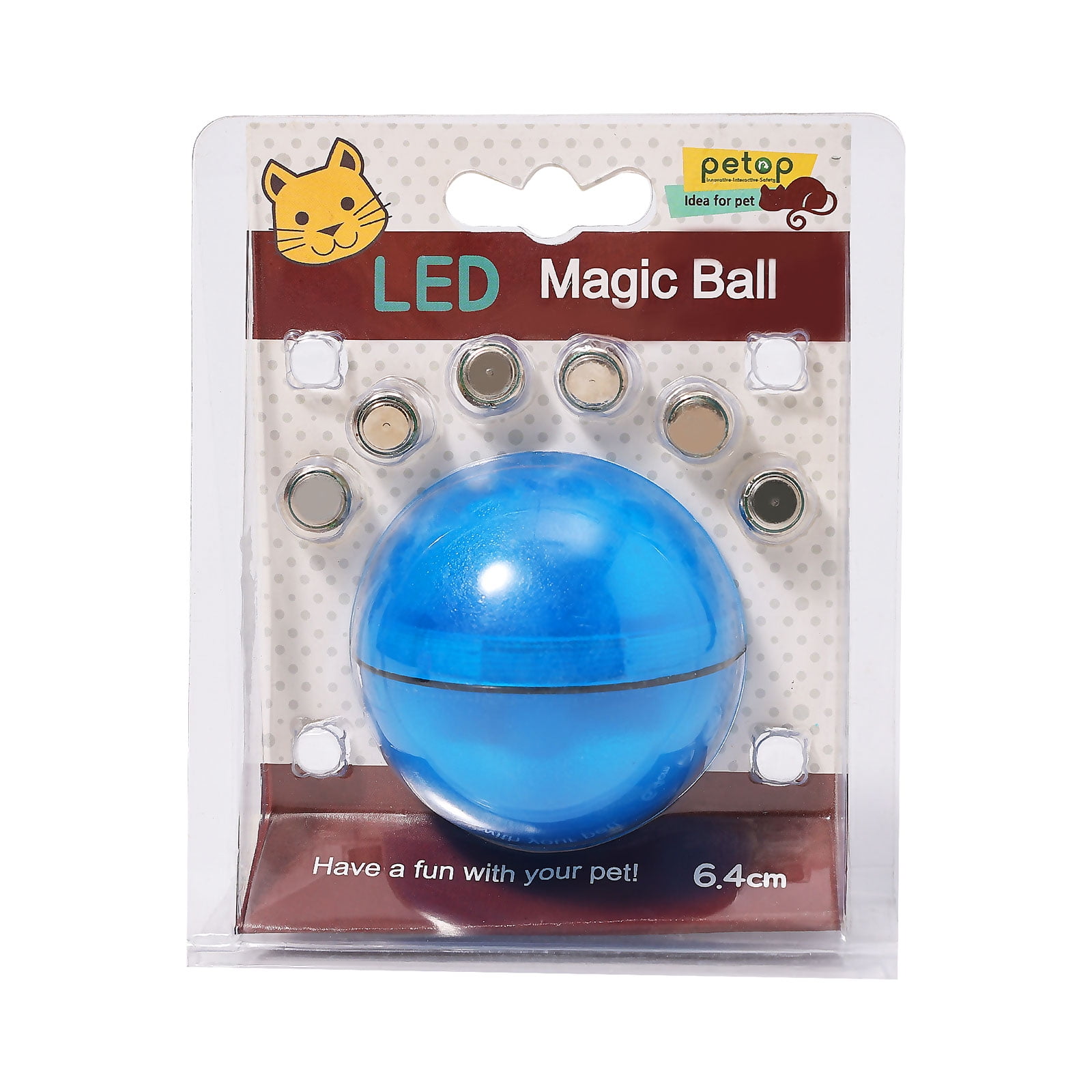 Funny Cat Pet Toy, LED Light Magic Laser Ball, Exercise Automatic