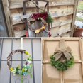 thumbnail image 5 of MODANU 2Pcs Natural Grapevine Wreath, 12" Hand-Woven Vine Branch Wreaths for DIY Crafts, Christmas Decorations, Home & Event Styling(White), 5 of 6